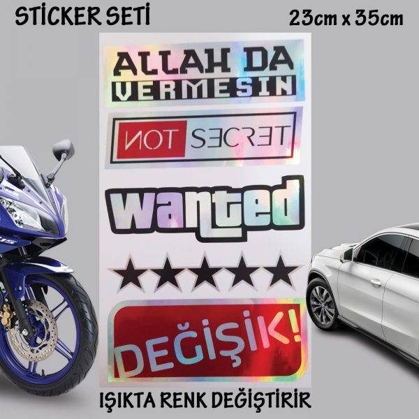 sticker seti