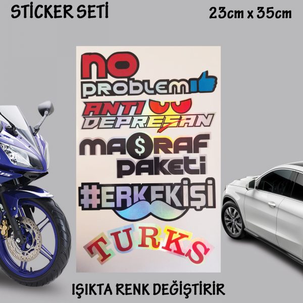 motosiklet sticker